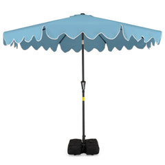 Tangkula 9 FT Patio Umbrella with Base Included
