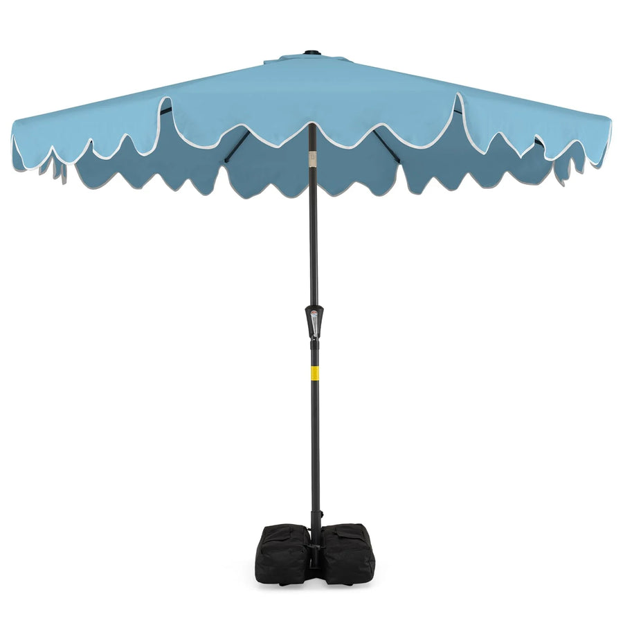 Tangkula 9 FT Patio Umbrella with Base Included