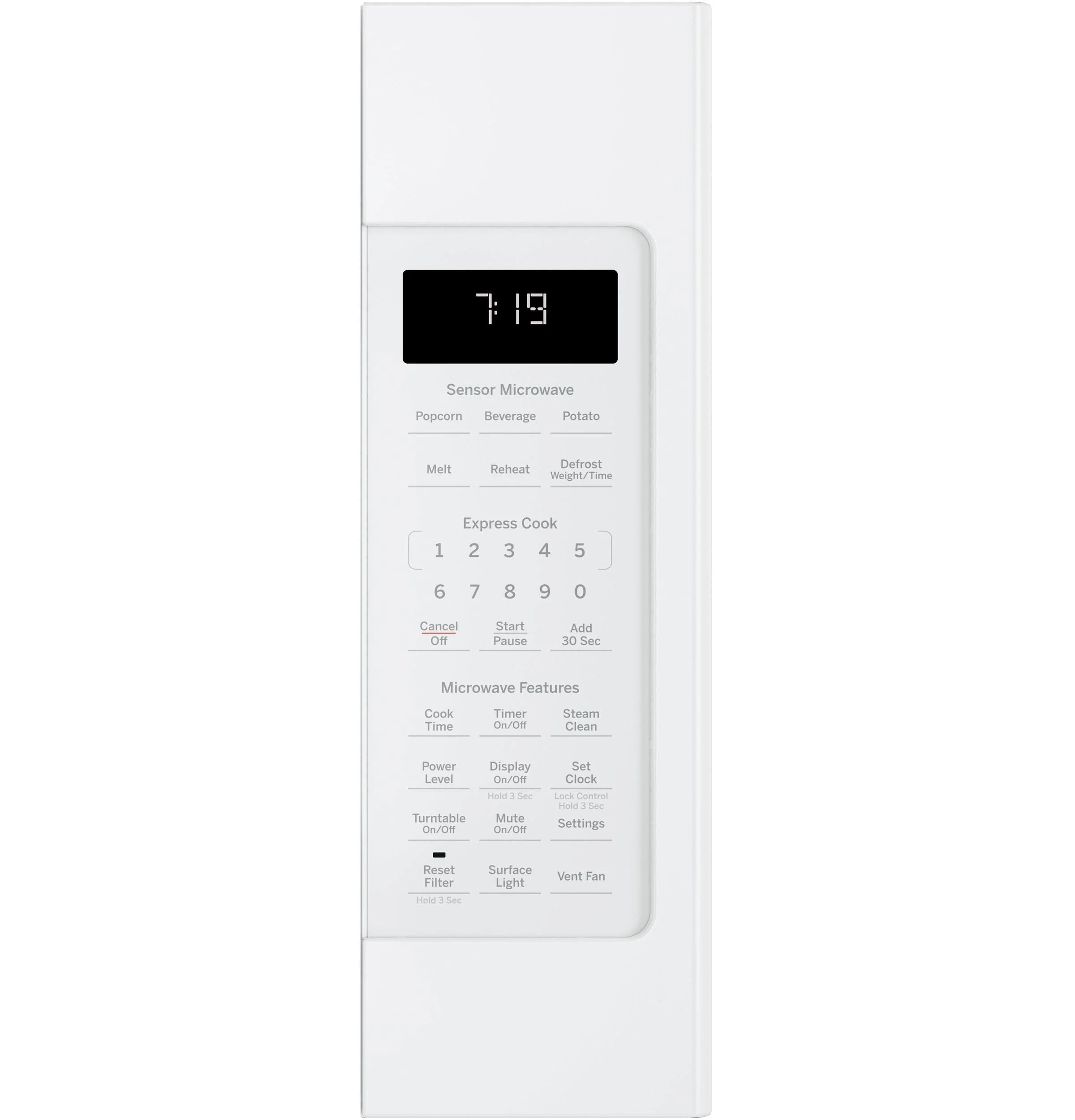 GE APPLIANCES JVM7195DKWW Over the Range Microwave