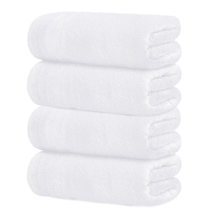 Tens Towels Large Bath Towels, 100% Cotton, 30 x 60 Inches Extra Large Bath Towels, Lighter Weight, Quicker to Dry, Super Absorbent, Perfect