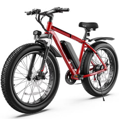 Gocio 26" 4.0 Fat Tire Electric Bike for Adults, 500W Motor, 48V 13ah Battery, Lightweight Aluminum Alloy Frame, Max 22mph Electric Mountain Bike Beach Snow Ebike for Men, Professional 7 - Speed UL2849