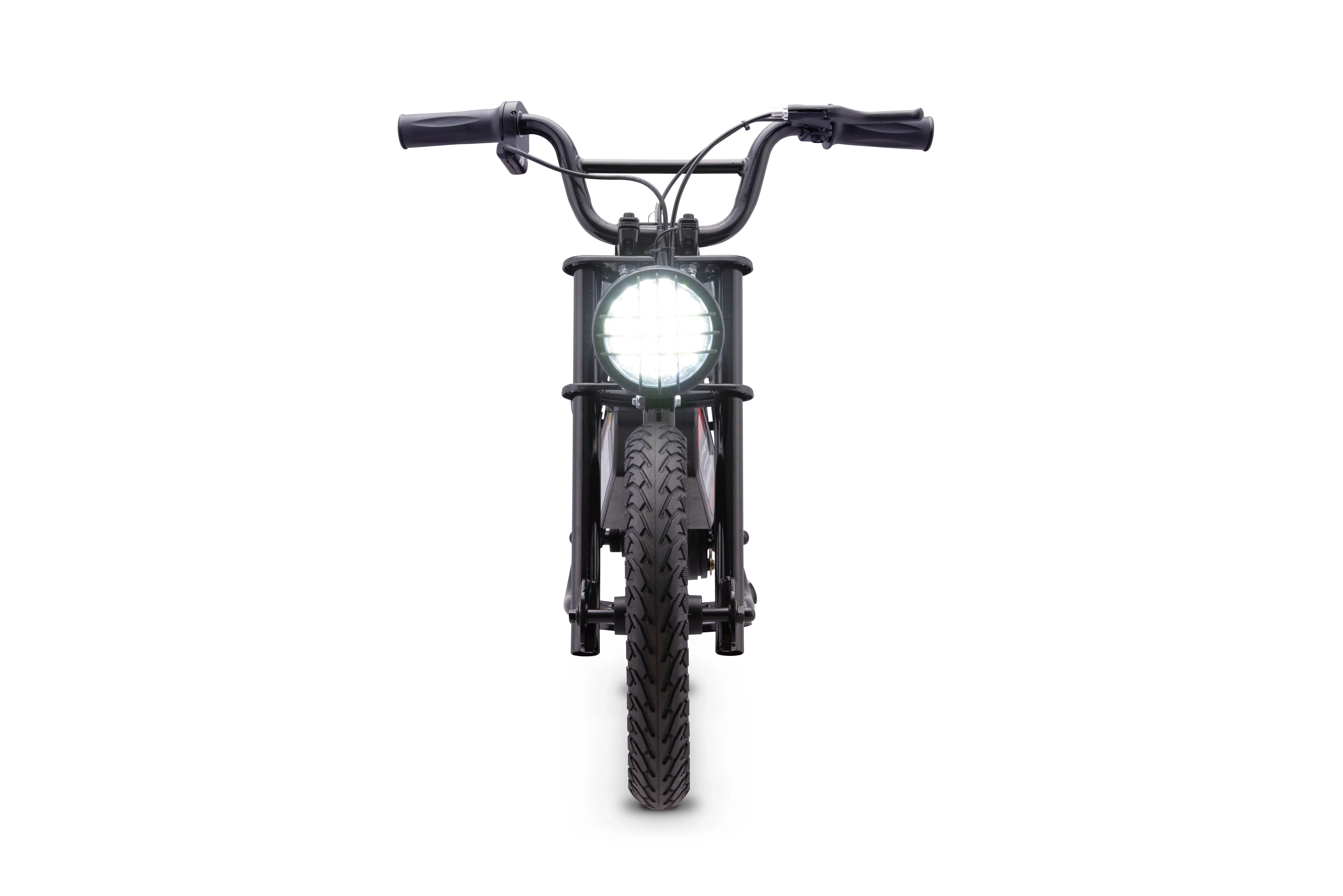 Droyd Weeler Electric Mini Bike - 24V 8ah Battery, 6 - 10 MPH, up to 8 Miles, LED Lights, Kids Ages 6+