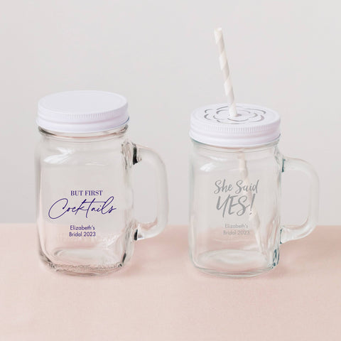 Mason Jar Drinking Glasses (Pack of 1)