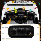 12V Licensed Chevrolet Ride On Truck Car Kids Electric Vehicle with Remote Control, Rear Storage, Lights, Music & Spring Suspension for Ages 3+