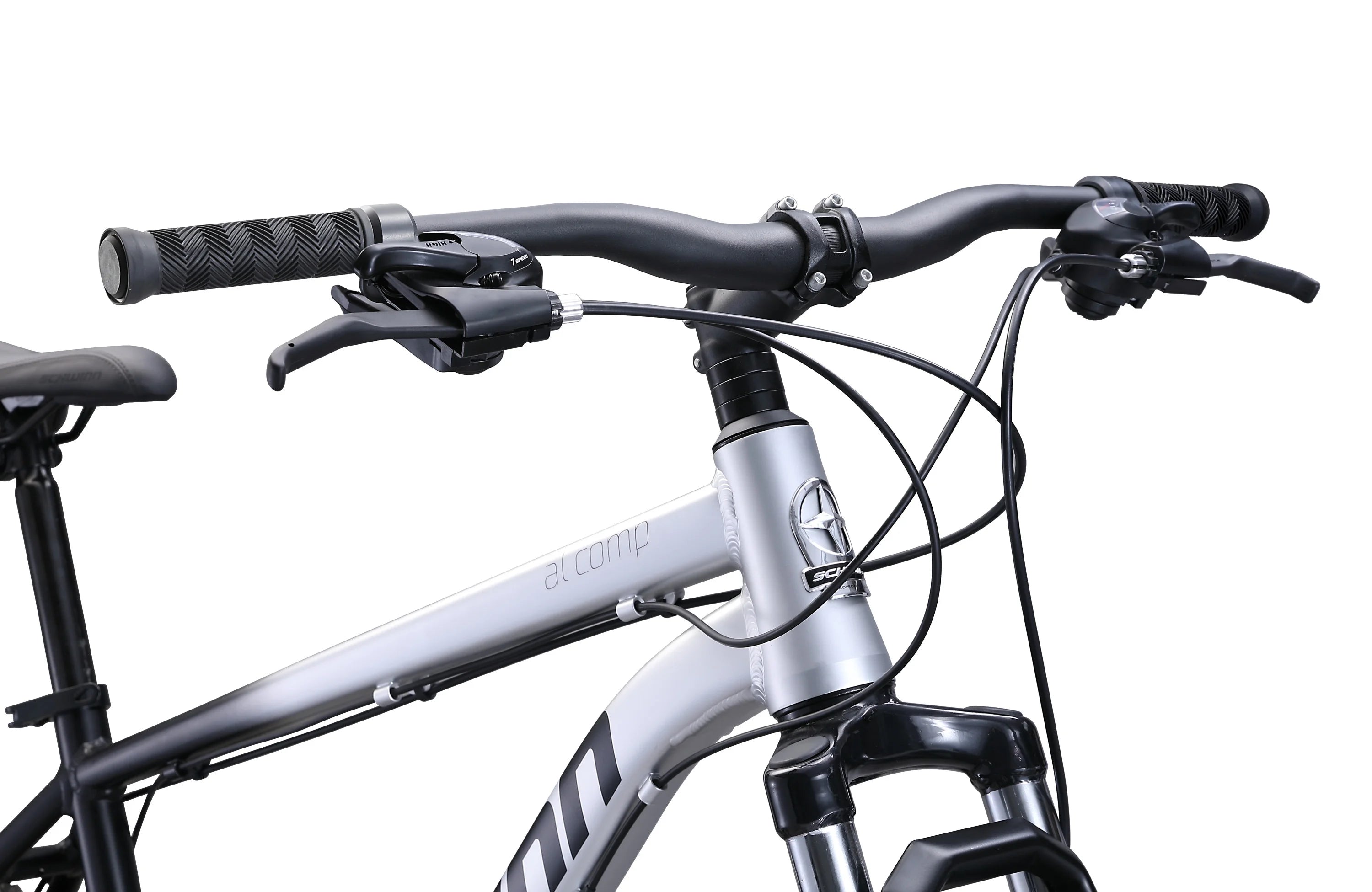 27.5 - In. AL Comp Men'S Mountain Bike, Grey, 21 Speeds