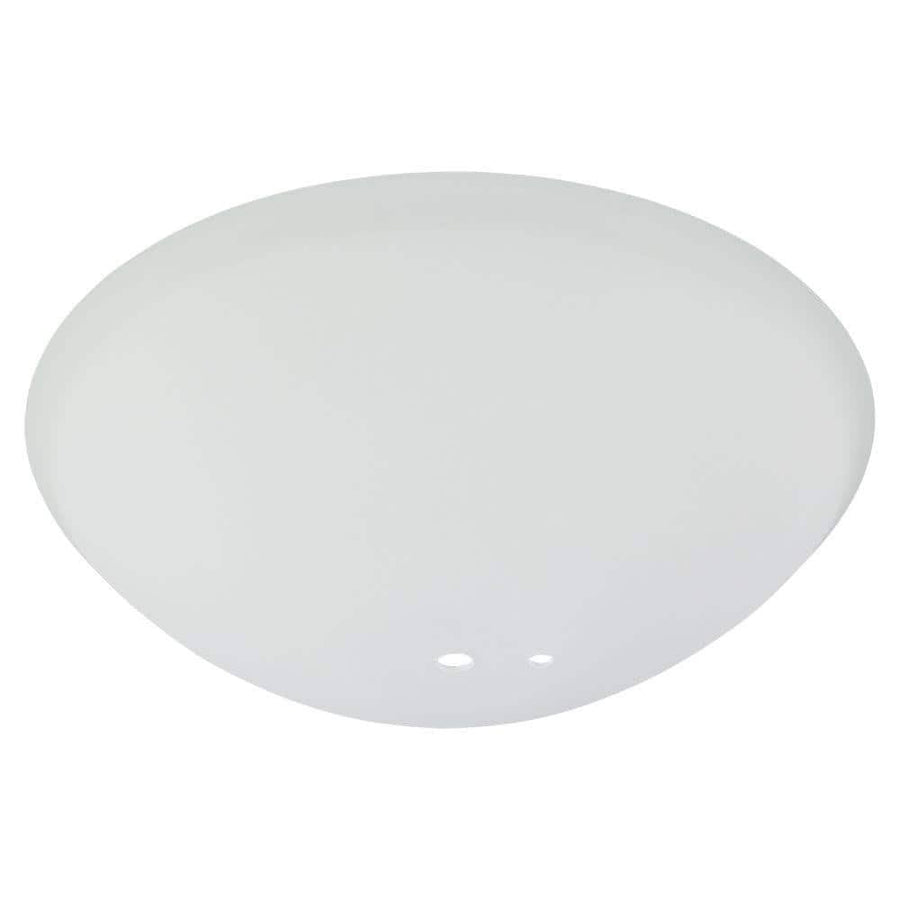 Hampton Bay Springview 52 in. White Ceiling Fan Replacement Frosted White Glass Bowl, Frosted Paint White G14921