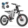 40MPH Electric Bicycle, Dual - Mode Electric Dirt Bike 3000W(Peak)Freego Nova3 Electric Motorcycle Bike for Adults, Mid - Drive Motor, 60V/25ah Battery, 17x3.15 Tire Full Suspension Hydraulic Brake