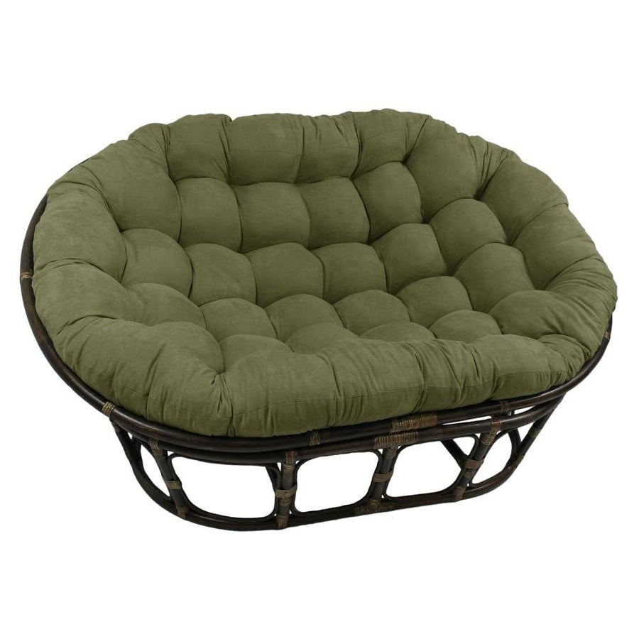 Bay Isle Home Papasan Premium Lounge Chair CUSHION; Sage