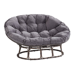 Better Homes & Gardens Double Papasan Accent Chair, Cream Boucle