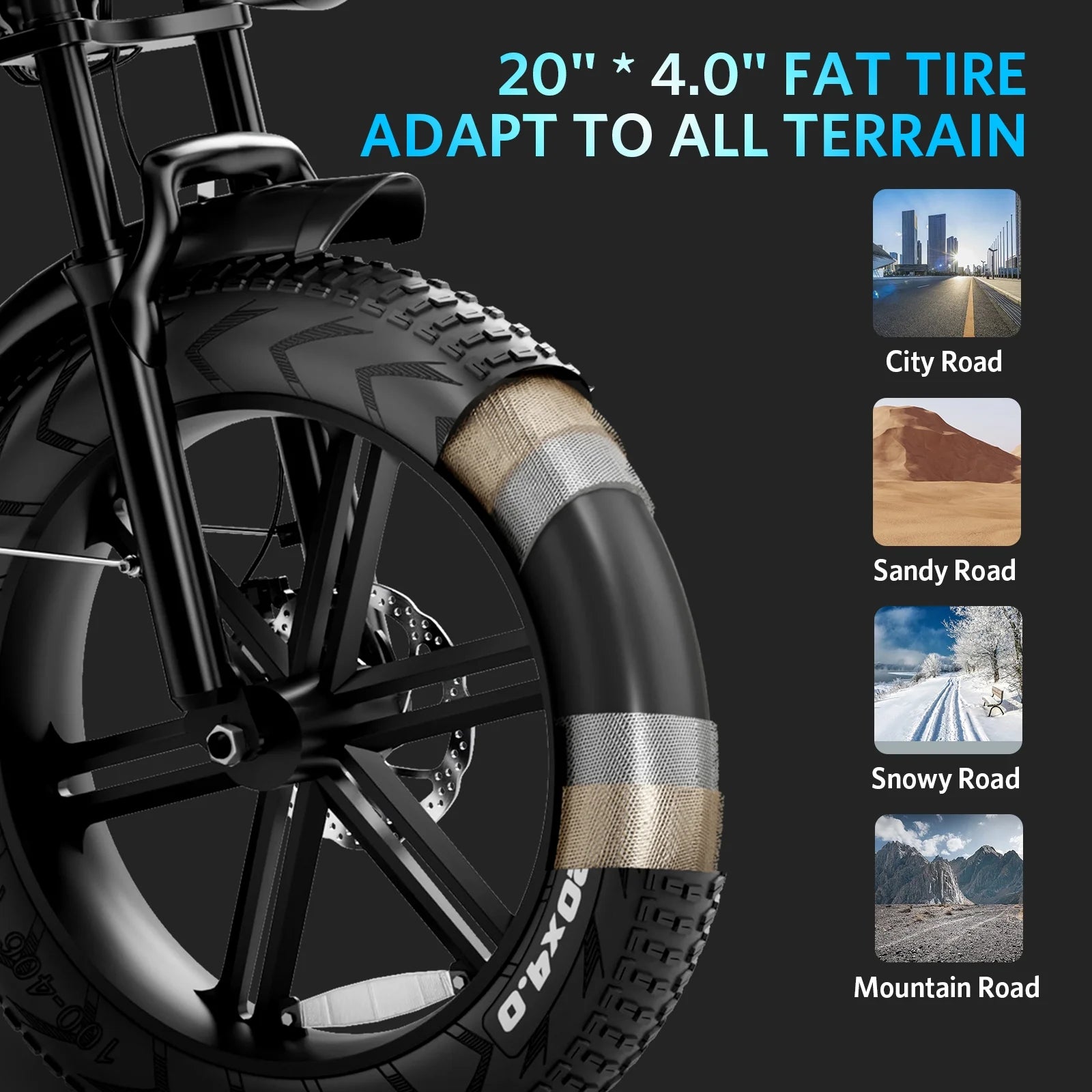 Hipatoo 26" Electric Bike 500W 20MPH E - Bike, 36V 10.4ah Battery, Ebike for Adults, E Bike UL2849
