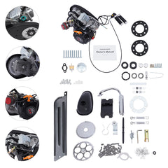 Aiqidi Full Set 100CC 4 - Stroke Bicycle Engine Kit Gas Motorized Motor Bike Modified Engine Conversion Kit Chain Drive 3HP 3600rpm