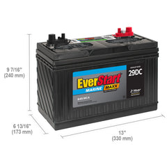Everstart Maxx Marine Battery, Group Size 29DC 12 Volt, 845 Cca*
