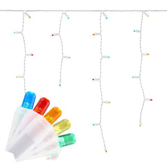 Home Accents Holiday 200-Light LED Multi-Color Icicle Dome Light Set