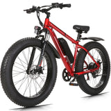 Gocio 26" 4.0 Fat Tire Electric Bike for Adults, 500W Motor, 48V 13ah Battery, Lightweight Aluminum Alloy Frame, Max 22mph Electric Mountain Bike Beach Snow Ebike for Men, Professional 7 - Speed UL2849
