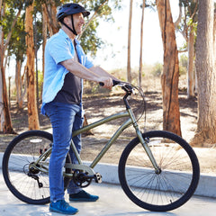 27.5" Parkside SE Men'S Comfort Bike with Perfect Fit Frame, Green Sage