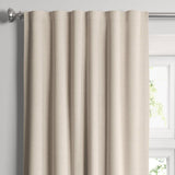 1pc Blackout Aruba Linen Window Curtain Panel - Threshold 50"W x 95"L