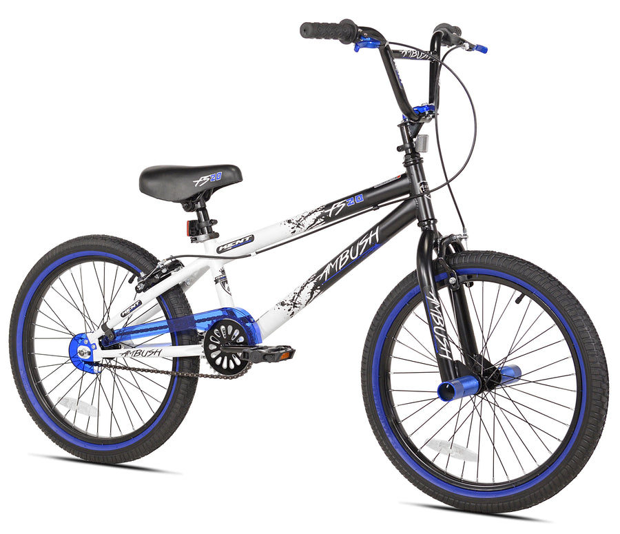 Bicycles 20" Boy'S Ambush BMX Bike, Black/Blue