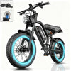 20" Fat Tire Electric Bike for Adults, 1500W Peak Adults Ebike, 48V 15ah Battery Electric Mountain Bike UL2849