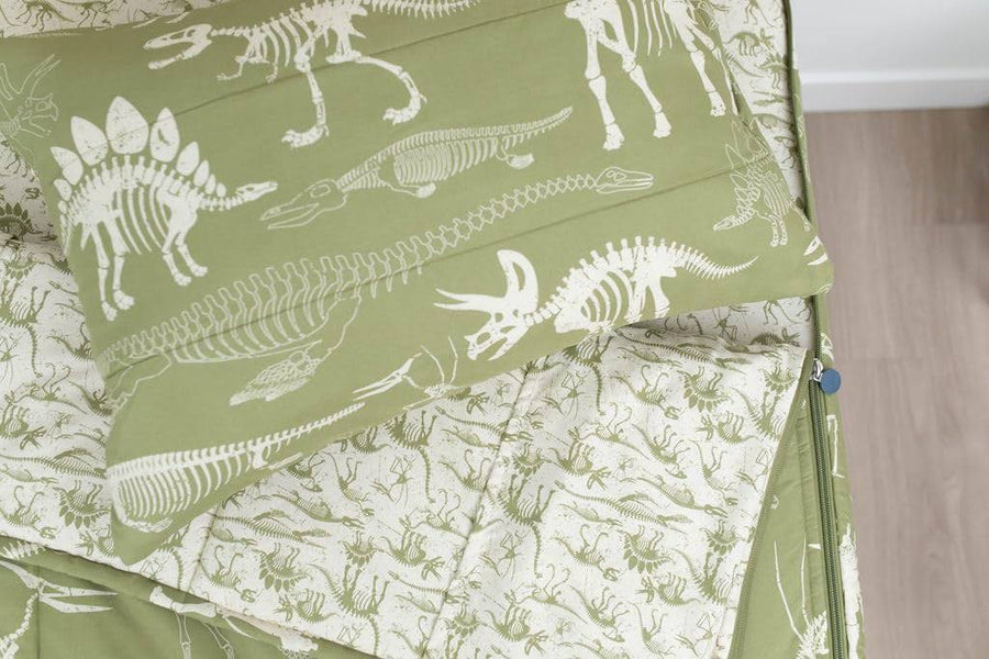 Fossil Print Kids Zipper Bedding | Beddy's Toddler