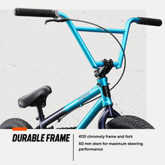 Mongoose Legion L80 Freestyle BMX Bike, 20" Wheels, Ages 8 and up, Teal