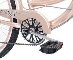 26 In. Bayside Women'S Cruiser Bike, Rosé Gold