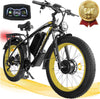 5000W (Peak) Electric - Bike for Adults, 60V 25AH Battery Electric Motorcycle, Dual - Motor - Ebike 50MPH Ebike, 26*4.0 Fat Tire Electric - Bicycle, AWD 21 - Speed Mountain Bike for All - Road UL 2849