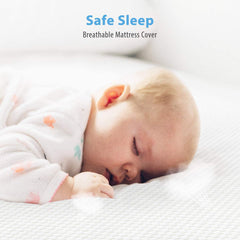 Dual Sided Crib and Toddler Mattress. 6 inch 2-in-1 Foam Baby Mattress for Standard Full Size Crib. with Removable Washable Cover