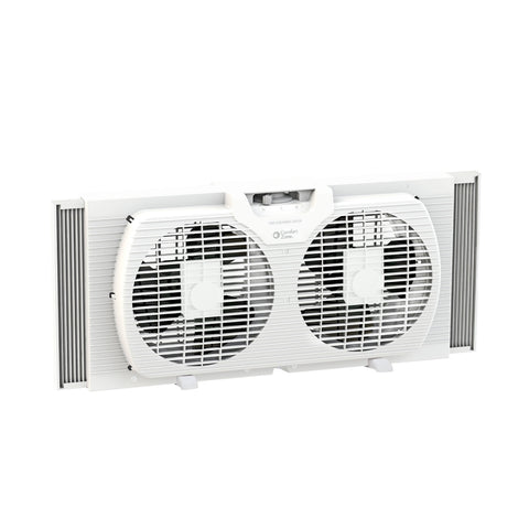 Comfort Zone 9" Twin Portable Window Fan