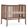 Delta Children Lee Portable Folding Mini Crib with 1.5 - Inch Mattress - Greenguard Gold Certified, Bianca White
