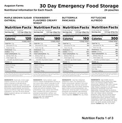 Augason Farms Deluxe 30 - Day Emergency Food Supply, 20 lb 7.55 oz