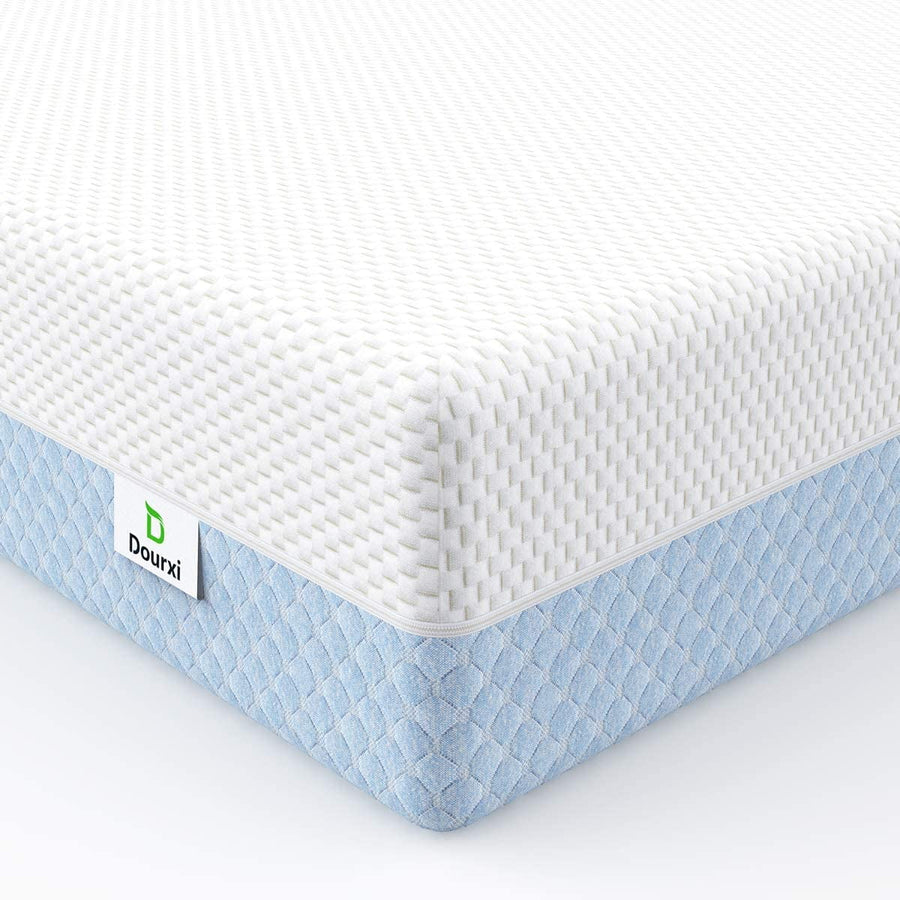 Dual Sided Crib and Toddler Mattress. 6 inch 2-in-1 Foam Baby Mattress for Standard Full Size Crib. with Removable Washable Cover