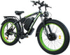 3000W Peak Dual Motor Ebike, 52V 30AH Battery Electric Bike for Adults, 7 - Speed 40MPH AWD Ebike Mountain Snow E - Bike with 26" x 4.0 Fat Tire MTB Hydraulic Disc Brake for Off - Road Snow