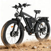 3000W Peak Dual Motor Ebike, 52V 30AH Battery Electric Bike for Adults, 7 - Speed 40MPH AWD Ebike Mountain Snow E - Bike with 26" x 4.0 Fat Tire MTB Hydraulic Disc Brake for Off - Road Snow