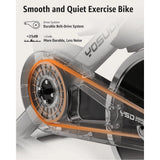YOSUDA Indoor Cycling Bike, 330 lb Capacity, Comfort Seat, LCD Monitor