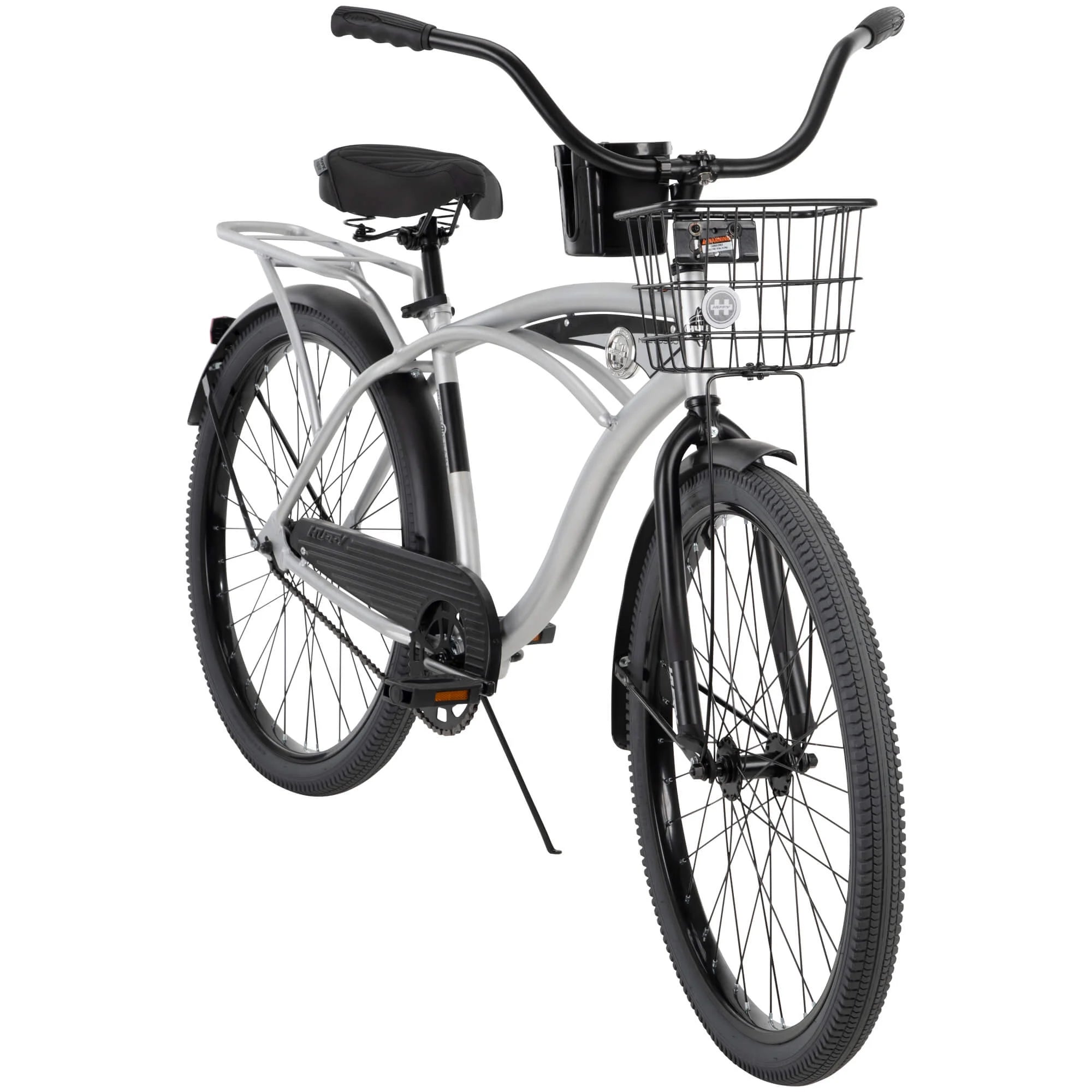 Huffy 26" Nel Lusso Cruiser Bike, Fits Riders 5'0"+, Matte Black, Adult, Men'S