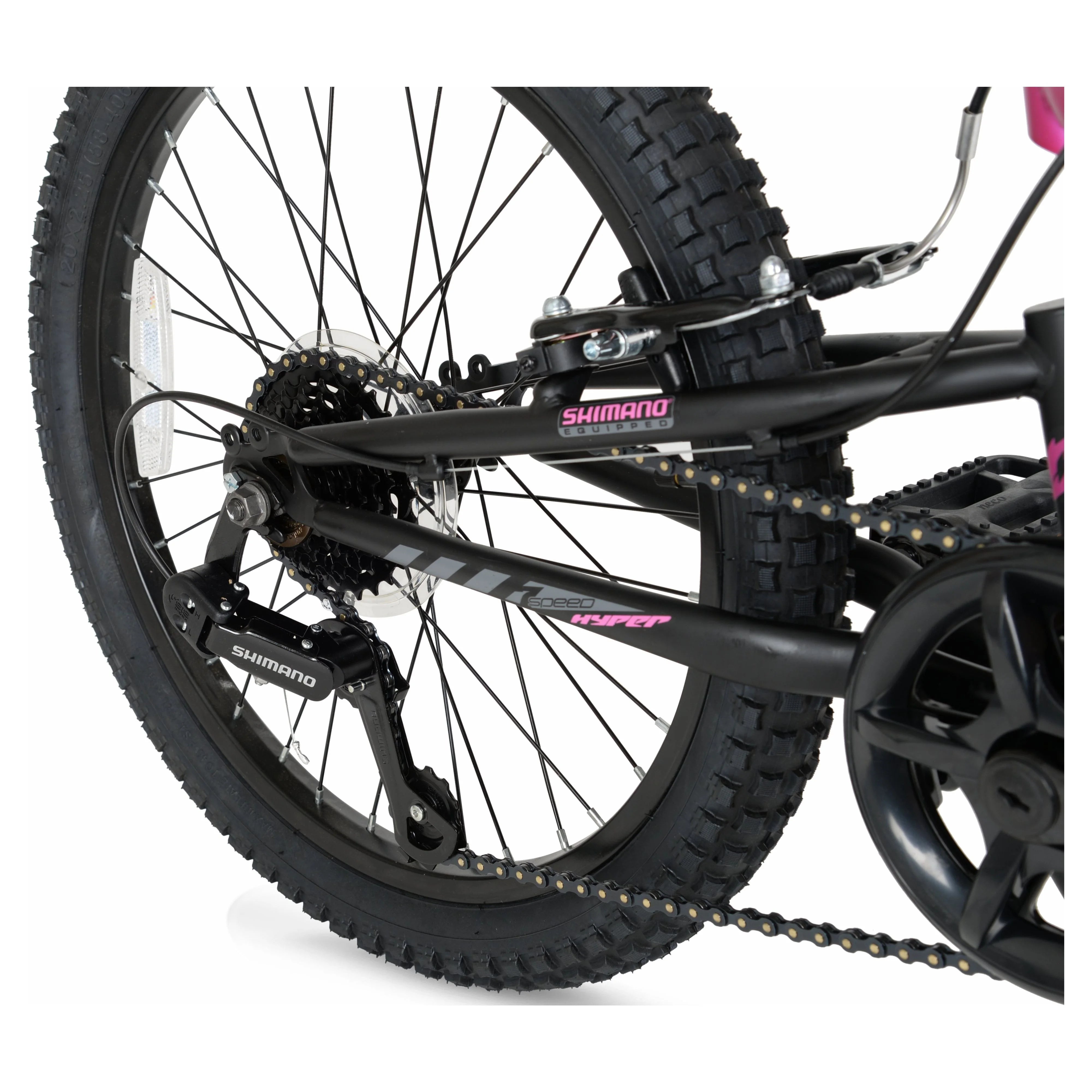 20" Hyper Swift Mountain Bike, Magenta, Youth, Age Group 8 - 13 Years