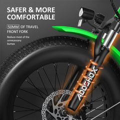 Addmotor M - 360II Semi - Recumbent Electric Trike, 85MI, Fat Tire 3 Wheel Electric Bike for Adults, 750W 48V 20ah Electric Tricycle for Seniors, 20" Electric Trike with Speed Differential, Green