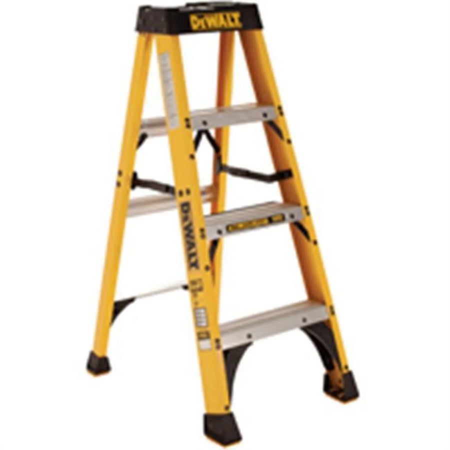 Dewalt 4 - Foot Fiberglass Step Ladder, Type Ia, 300 - Pound Load Capacity, Dxl3010 - 04