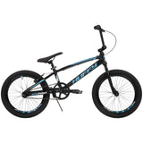 20 - Inch BMX Bikes HX - Pro Bike, Black with Teal, Aluminum Frame