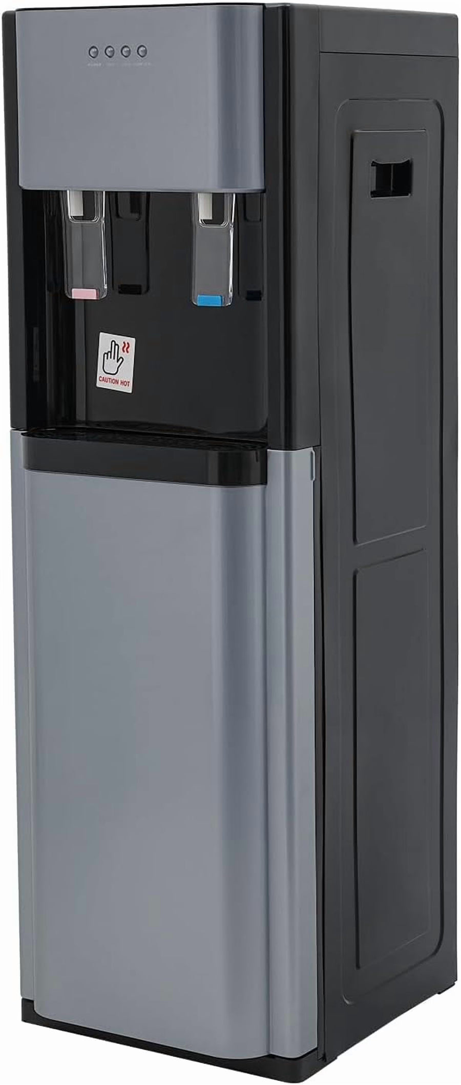 5.28 Gallon Bottom Loading Water Cooler Dispenser, 2 Temperatures Available with Hot, Cold, Practiacal Freestanding Water Dispenser for Both Home Offices Nurseries Kitchens.(Dark Gray)