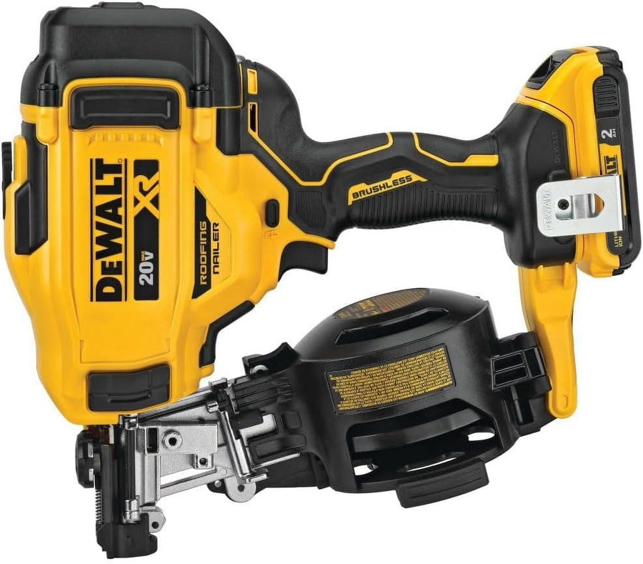 Dewalt 20V Max 15 Cordless Coil Roofing Nailer Kit