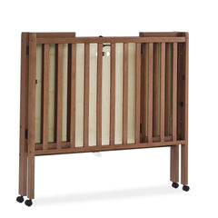 Delta Children Lee Portable Folding Mini Crib with 1.5 - Inch Mattress - Greenguard Gold Certified, Bianca White