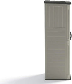 Suncast BMS1250 Resin Vertical Storage Shed Building, 22 Cubic Feet