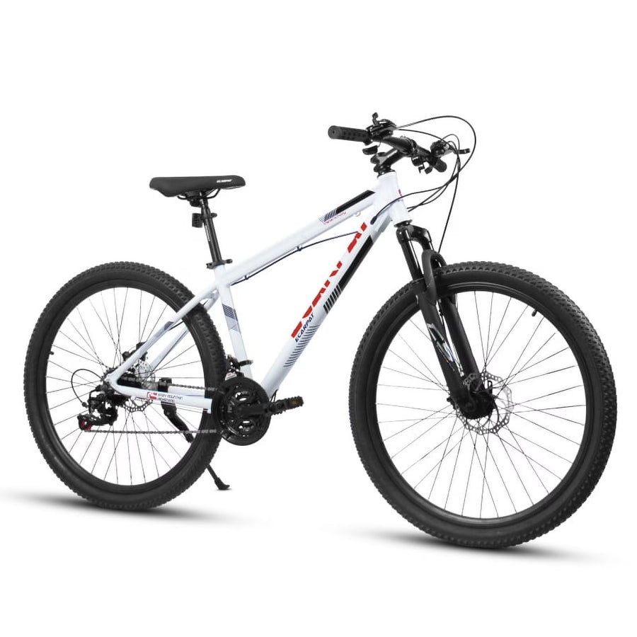 27 in Mountain Bike 21 Speed, Suspension Fork, Aluminum Frame Disc Brake, Mountain Biking for Both Men and Women