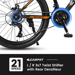 26 in Mountain Bike for Men, Adult Mens Bike with 21 Speed & Disc Brakes