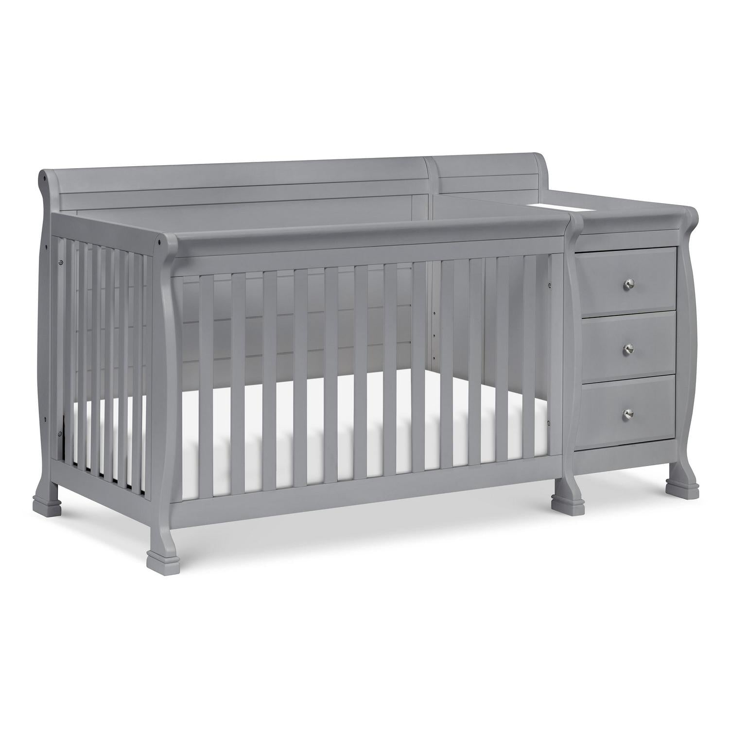 Davinci Kalani 4 - in - 1 Convertible Crib & Changer in Grey