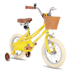 JOYSTAR Girls Bike for 2 - 12 Years Old Toddlers and Kids, 12" 14" 16" Kids Bike with Training Wheels & Basket, 20 in Kid'S Bicycle with Kickstand, Retro Style Bikes