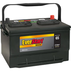 Everstart Maxx Lead Acid Automotive Battery, Group Size 65 12 Volt 850 CCA
