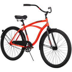 26 In. Cranbrook Men'S Classic Beach Cruiser Comfort Bike, Red