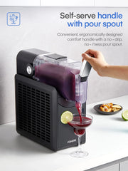 5 - in - 1 Slushie Machine, No Ice Needed, 15 Min Slushy Machine for Home with Self - Cleaning, Professional Frozen Drink Maker, 5 Preset Programs, Frozen Margaritas, Frapps, Milkshakes, and More, FOHERE